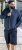 D555 Ealing Lightweight Zip Through Jacket With Zip Pockets Navy - Geci - Geci Bărbați Mărimi Mari