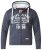 D555 Vadal Full Zip Hoodie Charcoal - Pulovere & hanorace - Pulovere & Hanorace Bărbați Mărimi Mari