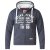 D555 Vadal Full Zip Hoodie Charcoal - Pulovere & hanorace - Pulovere & Hanorace Bărbați Mărimi Mari