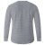 D555 Plato Long Sleeve T-shirt Grey - Tricouri - Tricouri Bărbați Mărimi Mari