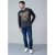 D555 Neill Long Sleeve T-shirt Black - Tricouri - Tricouri Bărbați Mărimi Mari
