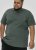 D555 Poole Circle Wave Printed Crew Neck T-shirt Khaki - Tricouri - Tricouri Bărbați Mărimi Mari
