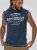 D555 Havant San Diego Printed Sleeveless T-Shirt French Navy - Tricouri - Tricouri Bărbați Mărimi Mari