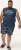 D555 Havant San Diego Printed Sleeveless T-Shirt French Navy - Tricouri - Tricouri Bărbați Mărimi Mari