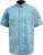 D555 Torquay AOP Short Sleeve Button Down Collar Shirt Blue Wave - Cămăși - Cămăși Bărbați Mărimi Mari