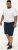 D555 Spalding Elasticated Waist Interlock Shorts Navy - Pantaloni trening - Pantaloni Trening Bărbați Mărimi Mari