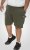 D555 Wigan 1 Elasticated Waist Fleece Cargo Shorts Khaki - Pantaloni trening - Pantaloni Trening Bărbați Mărimi Mari