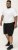 D555 Wigan 2 Elasticated Waist Fleece Cargo Shorts Black - Pantaloni trening - Pantaloni Trening Bărbați Mărimi Mari