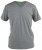 D555 Signature V-neck T-shirt Grey - Tricouri - Tricouri Bărbați Mărimi Mari