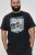 D555 Knowle Detroit Motor Bike Printed Crew Neck T-Shirt Navy - Tricouri - Tricouri Bărbați Mărimi Mari