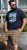 D555 Knowle Detroit Motor Bike Printed Crew Neck T-Shirt Navy - Tricouri - Tricouri Bărbați Mărimi Mari