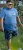 D555 Cardiff Surfer And Waves Printed Crew Neck T-shirt Denim Marl - Tricouri - Tricouri Bărbați Mărimi Mari
