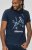 D555 Cameron Official Terminator Printed Crew Neck T-Shirt Dark Navy - Tricouri - Tricouri Bărbați Mărimi Mari