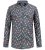 D555 Wakefield Long Sleeve AOP Guitar Printed Shirt Grey - Cămăși - Cămăși Bărbați Mărimi Mari