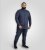 D555 Middlesbrough Long Sleeve AOP Micro Blue Shirt Navy - Cămăși - Cămăși Bărbați Mărimi Mari