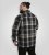 D555 Falkirk Long Sleeve Heavy Shacket Overshirt Black/Grey - Cămăși - Cămăși Bărbați Mărimi Mari