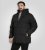 D555 Wolverhampton Quilted Padded Jacket with Hood Black - Geci - Geci Bărbați Mărimi Mari