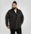 D555 Harborough Quilted Jacket with Corduroy Collar Black - Geci - Geci Bărbați Mărimi Mari