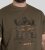 D555 Stockton Gorilla Playing Drums Crew Neck T-Shirt Khaki - Tricouri - Tricouri Bărbați Mărimi Mari