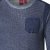 D555 Bryson Crewneck Sweater with Pocket Navy - Pulovere & hanorace - Pulovere & Hanorace Bărbați Mărimi Mari