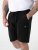 D555 Robinson 1 Pantaloni Scurți Fleece Cargo cu Talie Elastică Negru - Pantaloni trening - Pantaloni Trening Bărbați Mărimi Mari