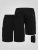 D555 Robinson 1 Pantaloni Scurți Fleece Cargo cu Talie Elastică Negru - Pantaloni trening - Pantaloni Trening Bărbați Mărimi Mari