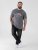 D555 Jasper Official Gas Monkey Tricou cu Imprimeu Gri - Tricouri - Tricouri Bărbați Mărimi Mari