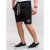 D555 Harvey Fleece Shorts Black - Pantaloni trening - Pantaloni Trening Bărbați Mărimi Mari