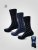 D555 Harold 3 Extra Wide Comfort Fit Socks 3-pack Navy/Denim - Lenjerie intimă & costum baie - Lenjerie Intimă Bărbați Mărimi Mari