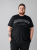 Jack & Jones CALEB VARSITY O-Neck T-Shirt Black - Tricouri - Tricouri Bărbați Mărimi Mari