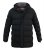 D555 Grove Quilted Parka Jacket Black - Geci - Geci Bărbați Mărimi Mari