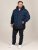 D555 Hank Ripstop Contrast Panelled Padded Hooded Jacket Albastru marin - Geci - Geci Bărbați Mărimi Mari