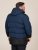 D555 Hank Ripstop Contrast Panelled Padded Hooded Jacket Albastru marin - Geci - Geci Bărbați Mărimi Mari