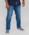 D555 Taurus Fit Stretch Jeans With Sandblasting - Blugi & pantaloni - Blugi & Pantaloni Bărbați Mărimi Mari