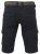 Kam Jeans 379 Shorts Black - Pantaloni scurți - Pantaloni Scurți Mărimi mari Bărbați 