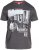 D555 Wesley New York Crew Neck T-Shirt Charcoal - Tricouri - Tricouri Bărbați Mărimi Mari