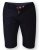 D555 PANAMA Chino Short With Side Elasticated Waist Navy - Pantaloni scurți - Pantaloni Scurți Mărimi mari Bărbați 
