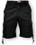 D555 Jarrod Cargo Short Black - Pantaloni scurți - Pantaloni Scurți Mărimi mari Bărbați 
