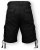 D555 Jarrod Cargo Short Black - Pantaloni scurți - Pantaloni Scurți Mărimi mari Bărbați 