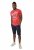 D555 NEAL Brooklyn Crew Neck T-Shirt Red - Tricouri - Tricouri Bărbați Mărimi Mari