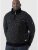 D555 REMINGTON Sweater With Woven Zipper Chest Pocket Black/Charcoal - Pulovere & hanorace - Pulovere & Hanorace Bărbați Mărimi Mari