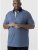 D555 SWANN Short Sleeve Stretch Polo Denim Melange - Tricouri polo - Tricouri Polo Bărbați Mărimi Mari