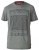 D555 OAKLEY LA Geometric Print Crew Neck T-Shirt Khaki - Tricouri - Tricouri Bărbați Mărimi Mari