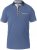 D555 SWANN Short Sleeve Stretch Polo Denim Melange - Tricouri polo - Tricouri Polo Bărbați Mărimi Mari