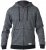 D555 Romney Full Zipper Hoodie Charcoal - Pulovere & hanorace - Pulovere & Hanorace Bărbați Mărimi Mari