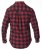 D555 Lawton LS Flannel Shirt Red - Cămăși - Cămăși Bărbați Mărimi Mari