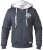 D555 Hulk Fur Lined Zipper Hood Navy - Pulovere & hanorace - Pulovere & Hanorace Bărbați Mărimi Mari