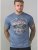D555 Bradley T-shirt Blue - Tricouri - Tricouri Bărbați Mărimi Mari