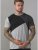D555 Authentic T-shirt Grey - Tricouri - Tricouri Bărbați Mărimi Mari