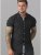 D555 Dwight Short Sleeve Shirt Black - Cămăși - Cămăși Bărbați Mărimi Mari